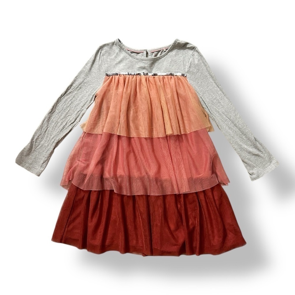 Mini Boden | Ombré Tiered Tulle Dress (7-8 yrs)